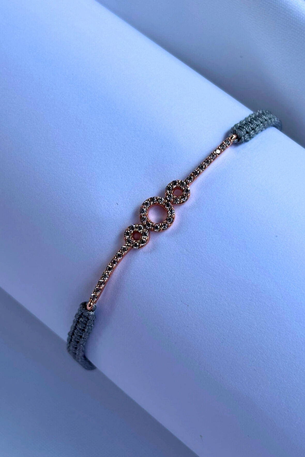 Üçlü Yuvarlak El Yapımı Ayarlanabilir Tasarım Kadın Bileklik