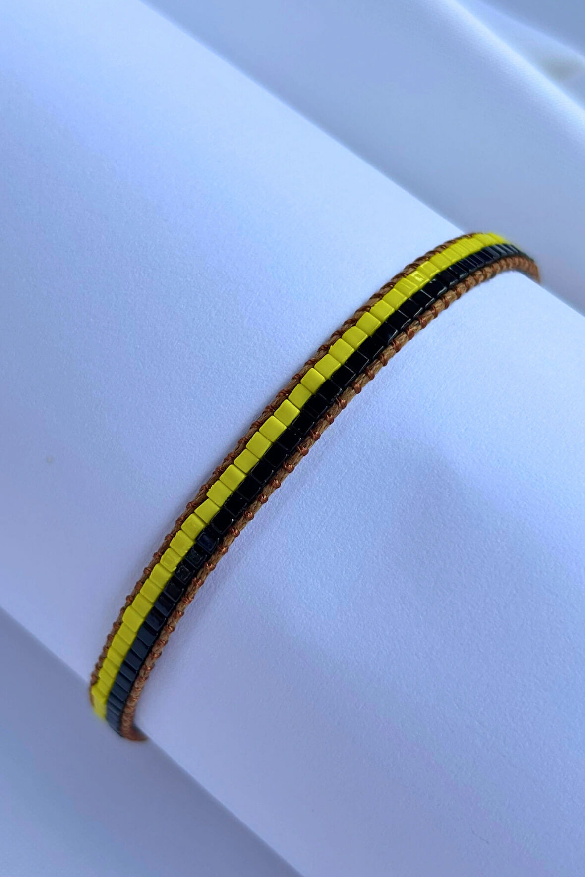 Taşlı Miyuki El Yapımı Tasarım Kadın Bileklik