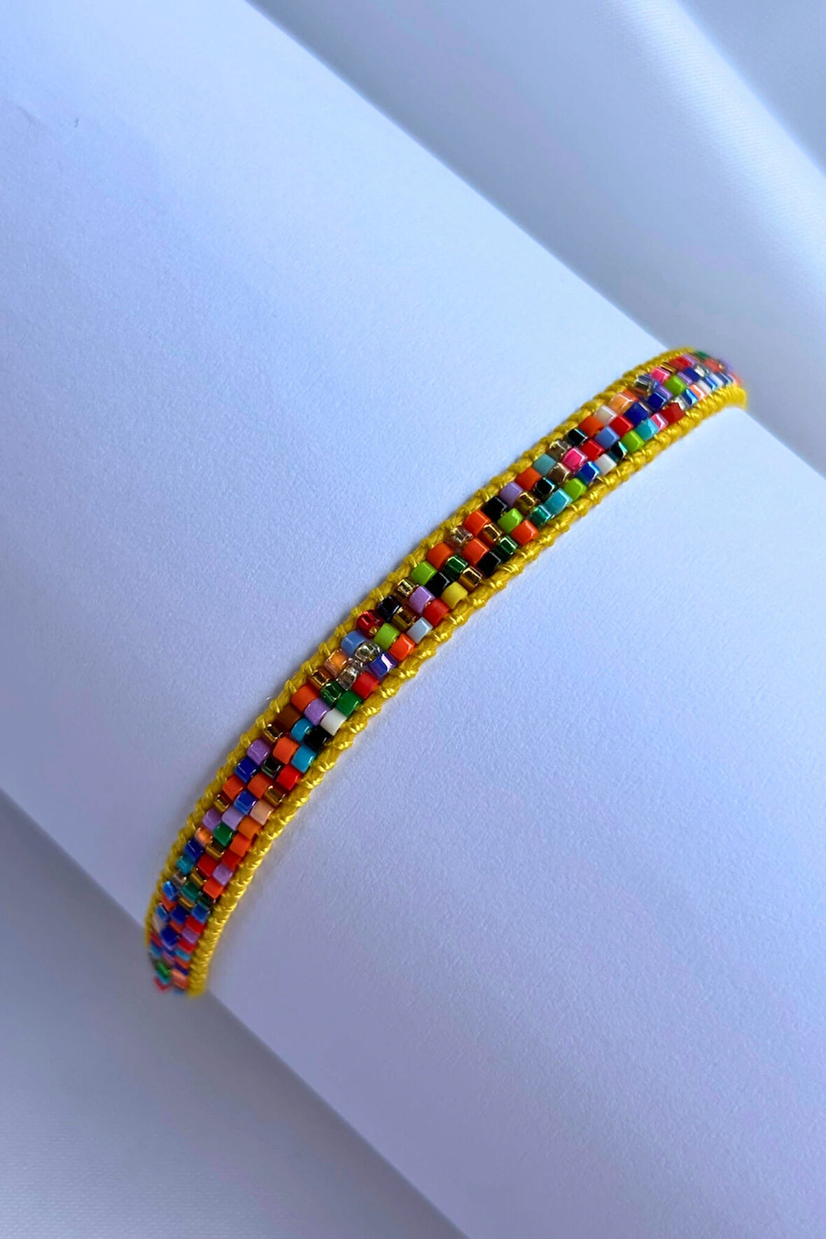 Renkli Miyuki El Yapımı Tasarım Kadın Bileklik
