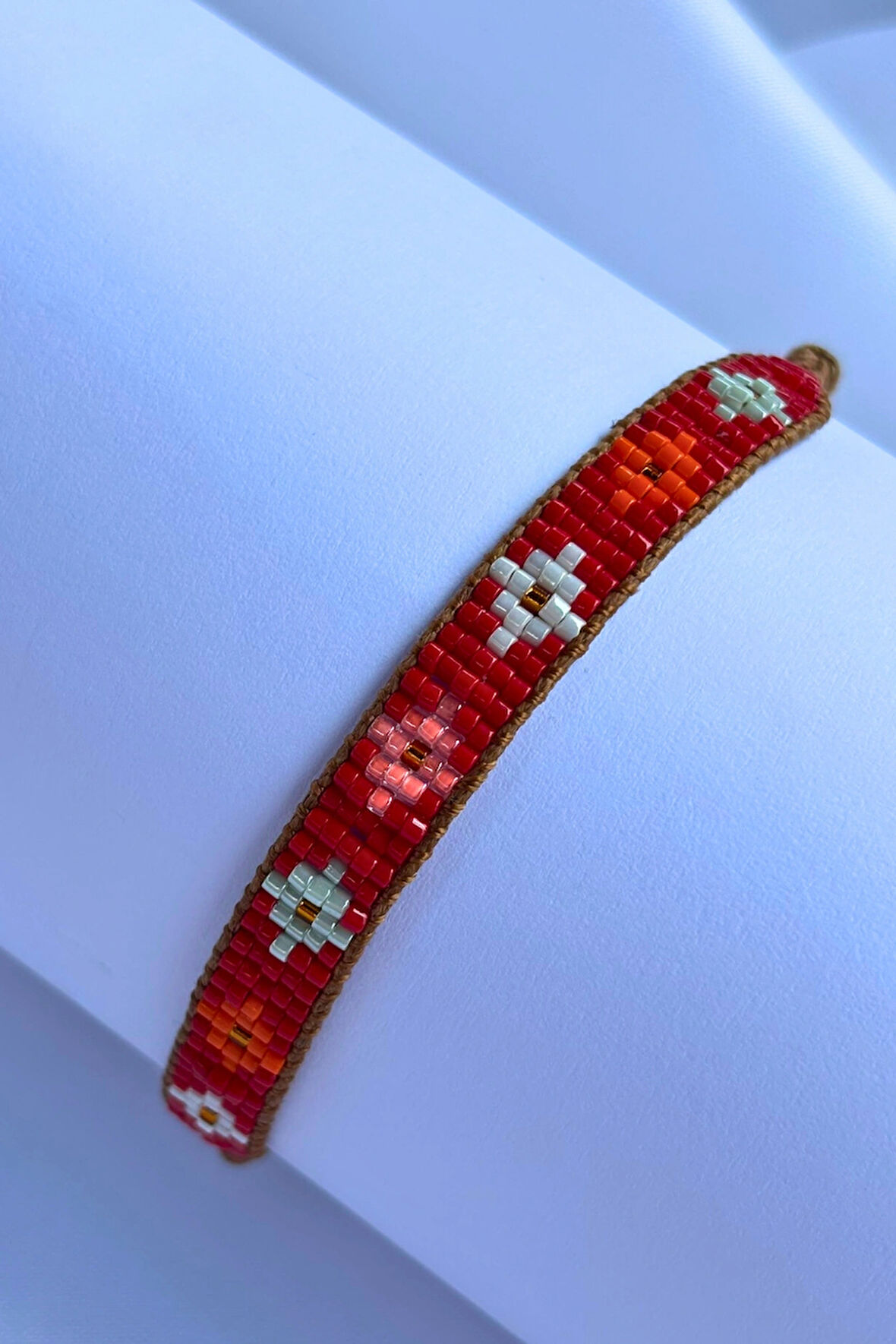 Desenli Miyuki El Yapımı Tasarım Kadın Bileklik