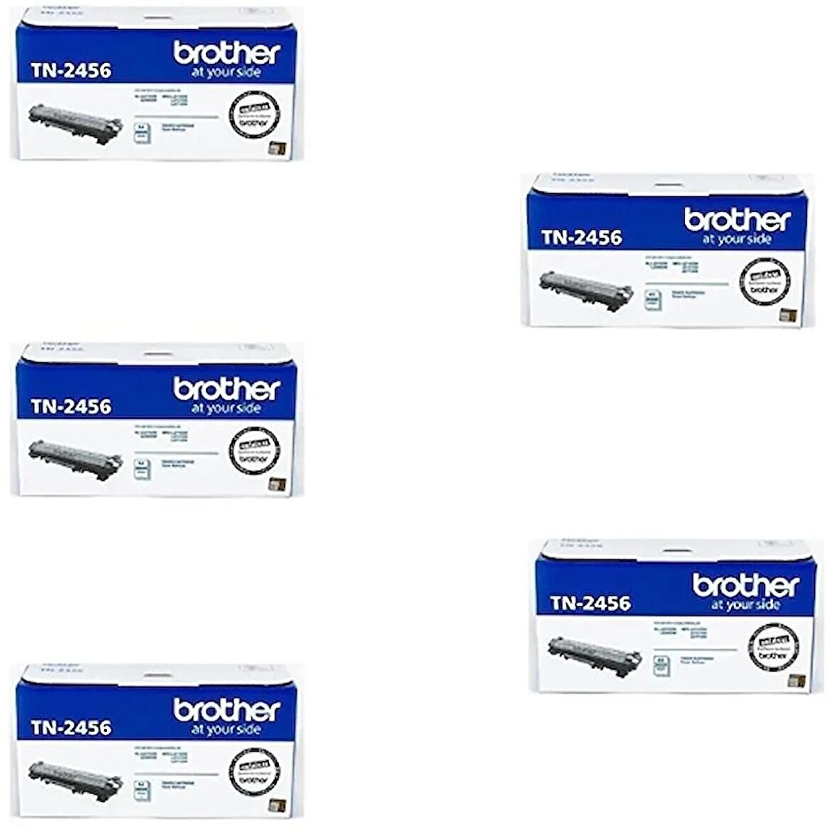 Brother TN-2456 / HL-L2386dw Orjinal Toner 5'Lİ Avantaj Paket 
