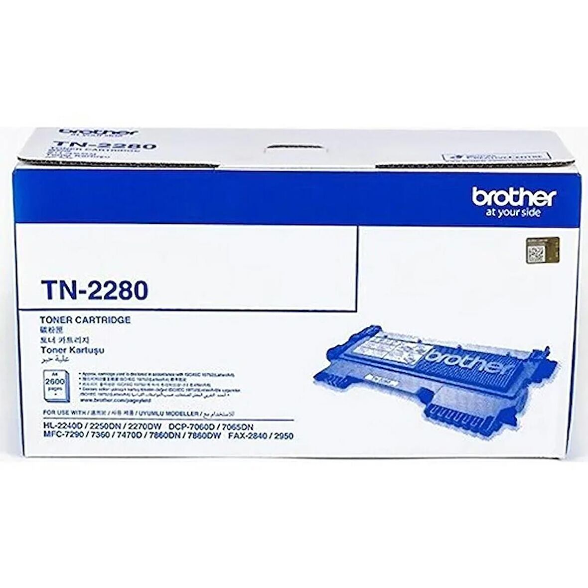 Brother TN-2280 / HL-2220 Orjinal Toner Yüksek Kapasite 