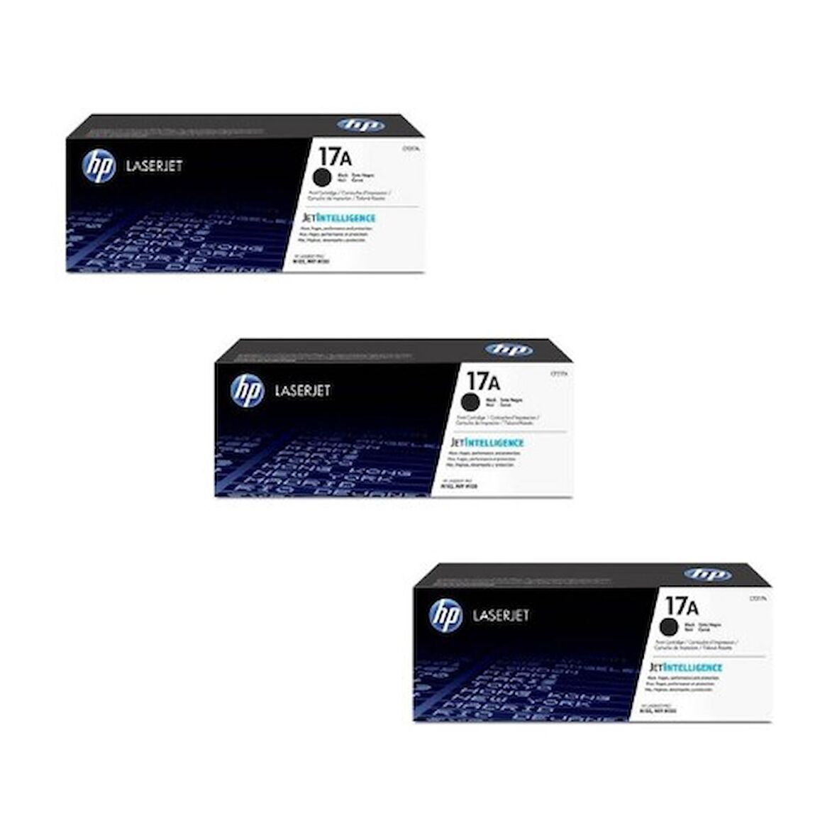 Hp (17A) CF217A Orjinal Toner 3'LÜ Avantaj Paket