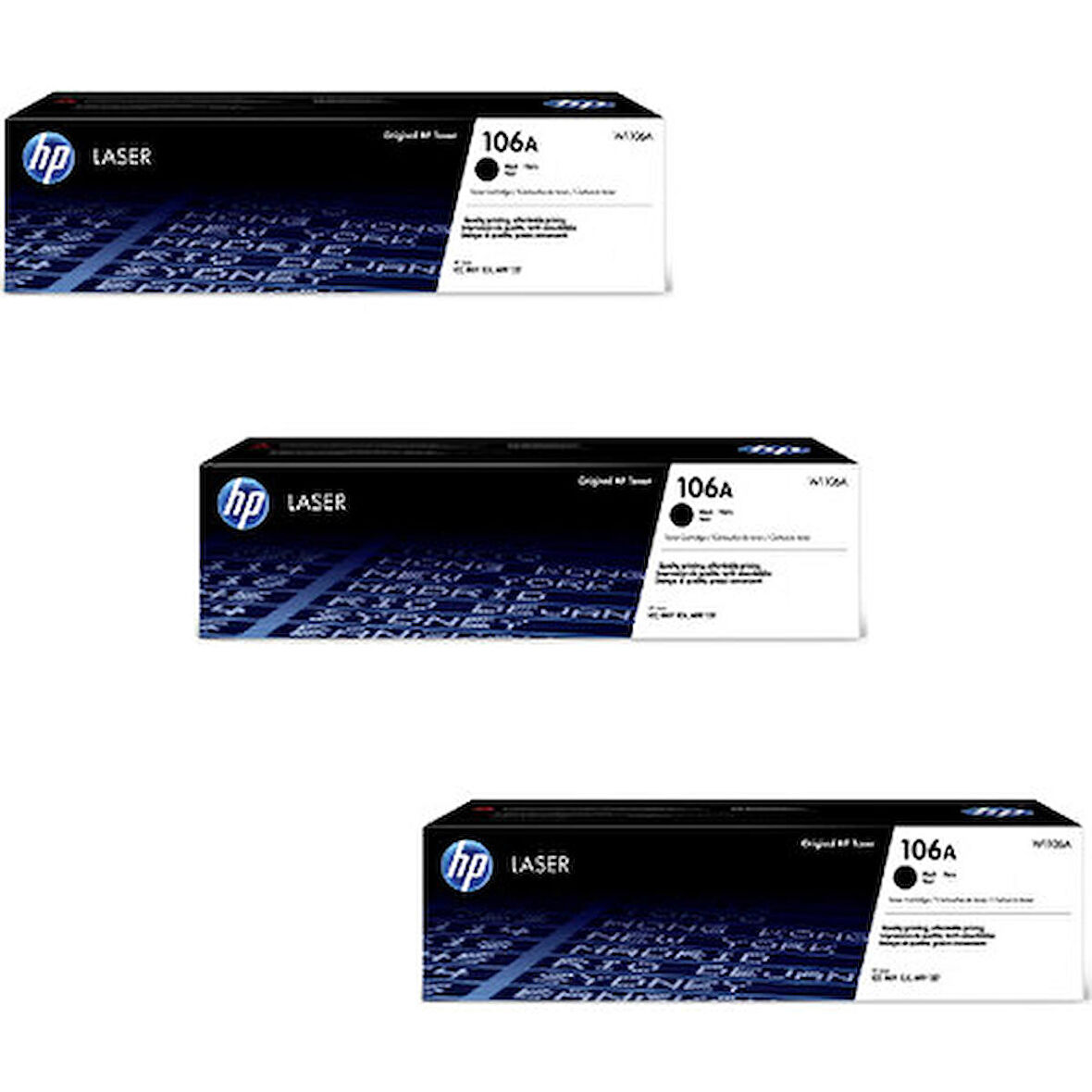 Hp 106A-W1106A / 4ZB78a Orjinal Toner 3'LÜ Avantaj Paket 