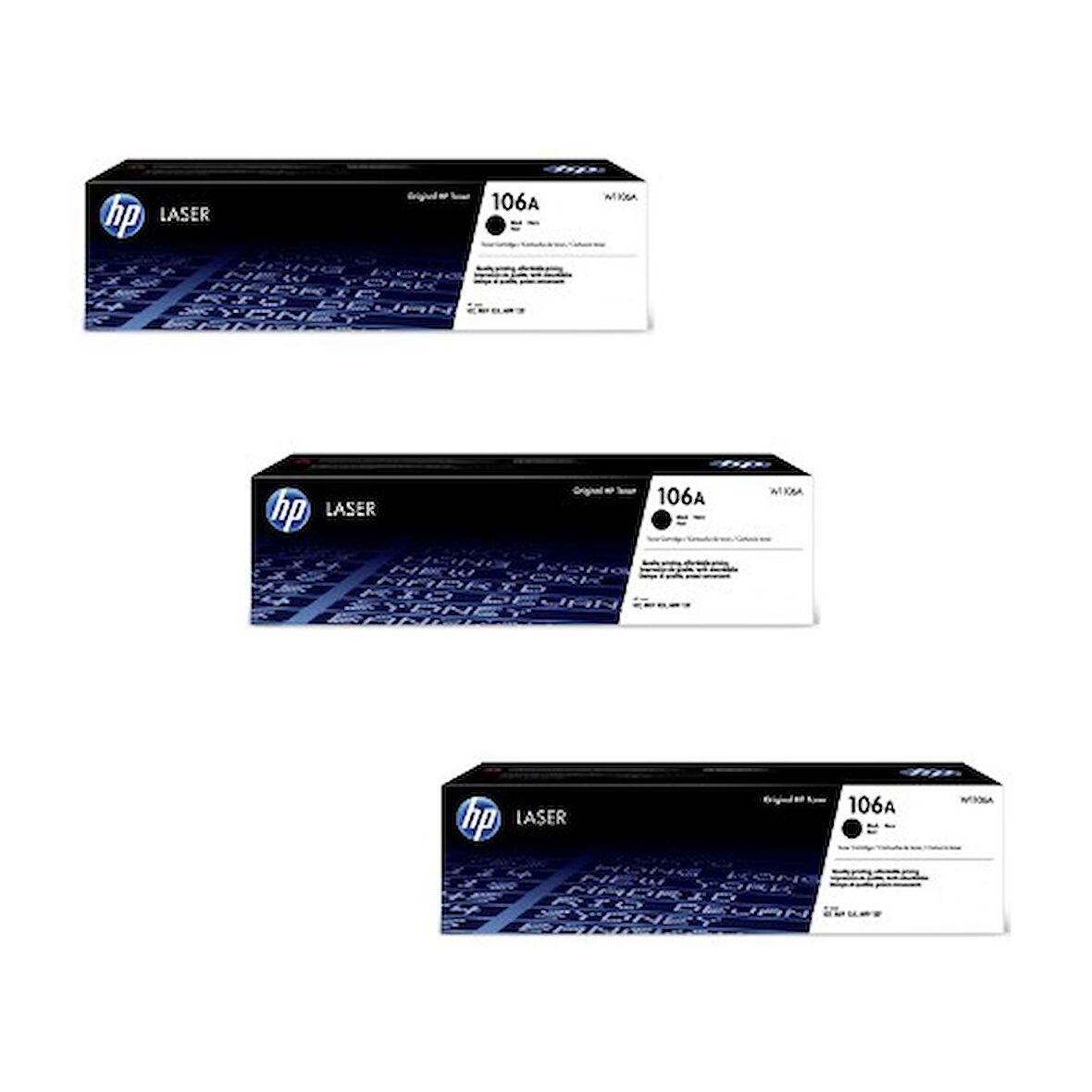 Hp 106A-W1106A / 5UE15a Orjinal Toner 3'LÜ Avantaj Paket 