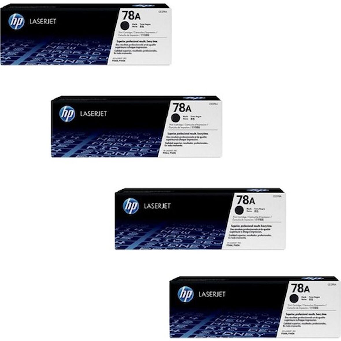 Hp (78A) CE278A Orjinal Toner 4'LÜ Avantaj Paket