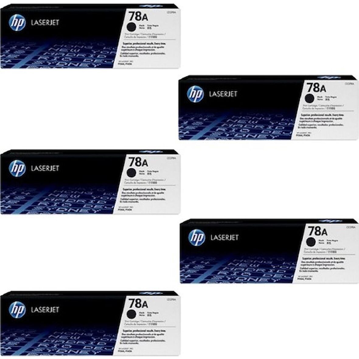 Hp 78A-CE278A / M1536 Orjinal Toner 5'Lİ Avantaj Paket 