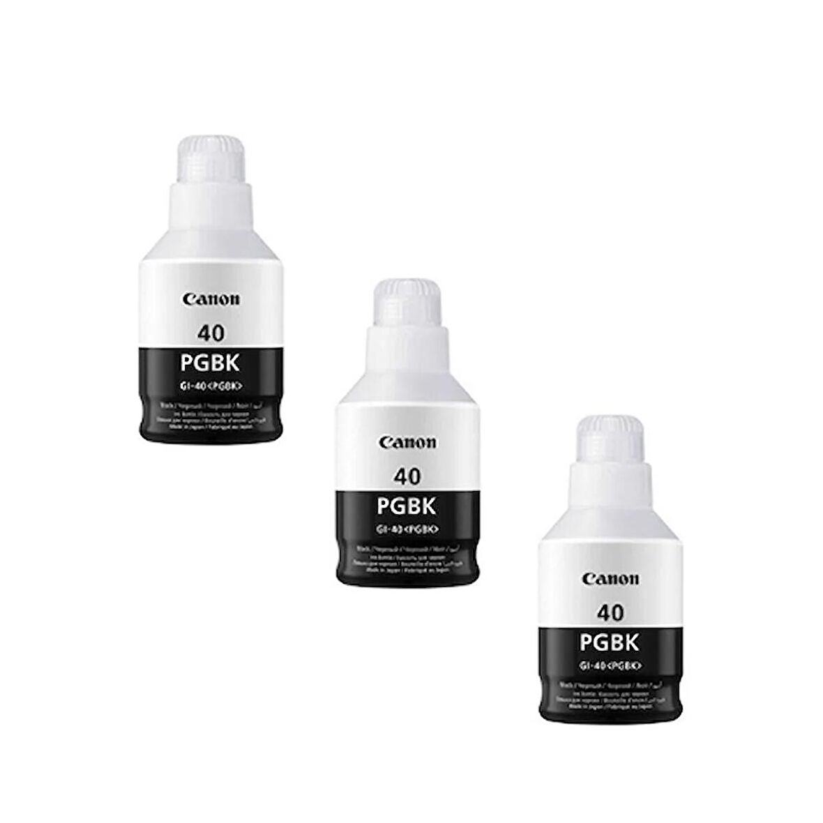 Canon GI-40 / G6040 Siyah Orjinal Mürekkep 3'LÜ Avantaj Paket 