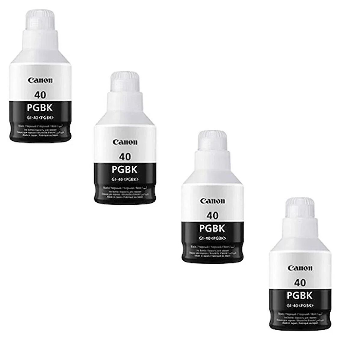 Canon GI-40 / GM2040 Siyah Orjinal Mürekkep 4'LÜ Avantaj Paket 