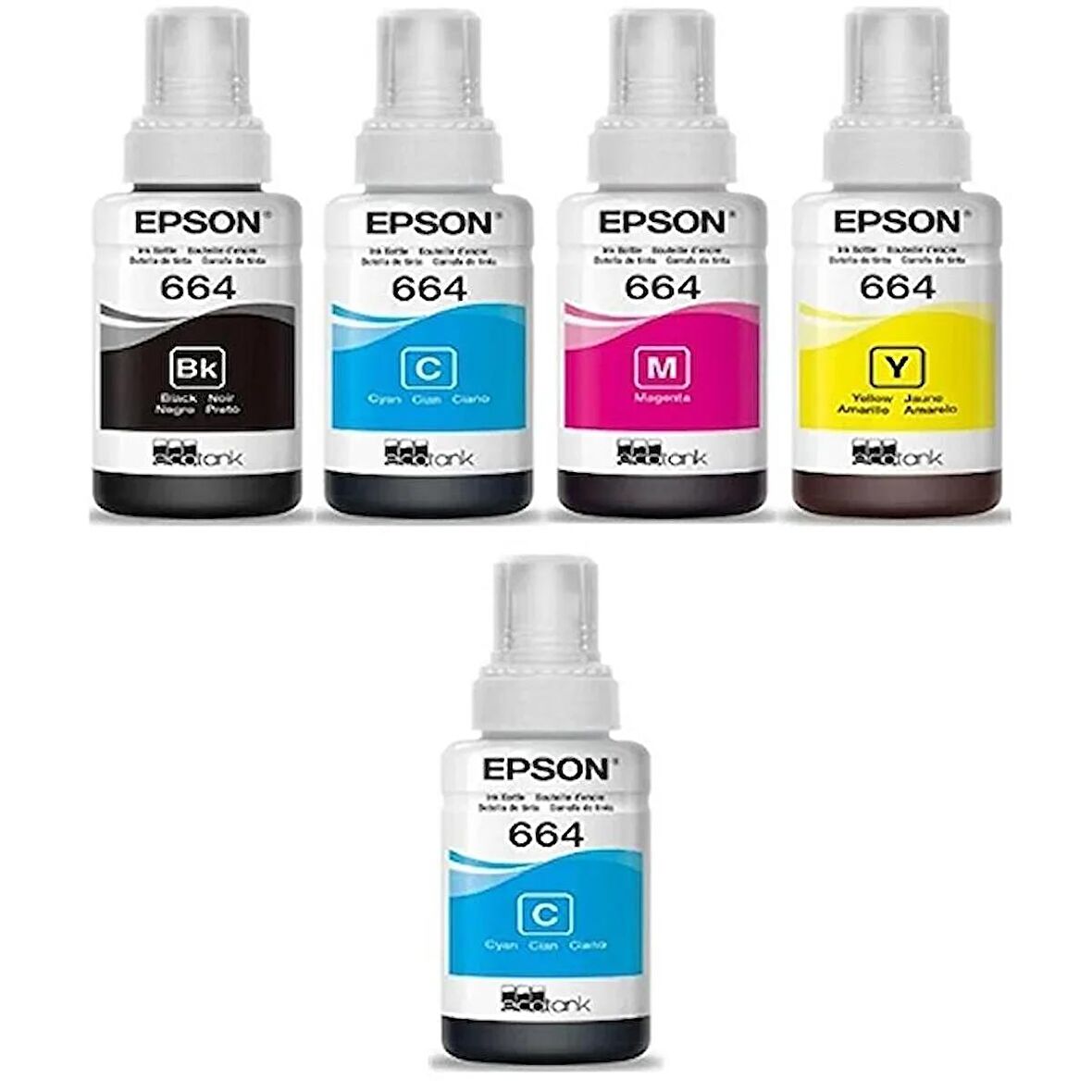 Epson T664 / ET-2600 Orjinal Mürekkep Takımı +1 Mavi Hediyeli 