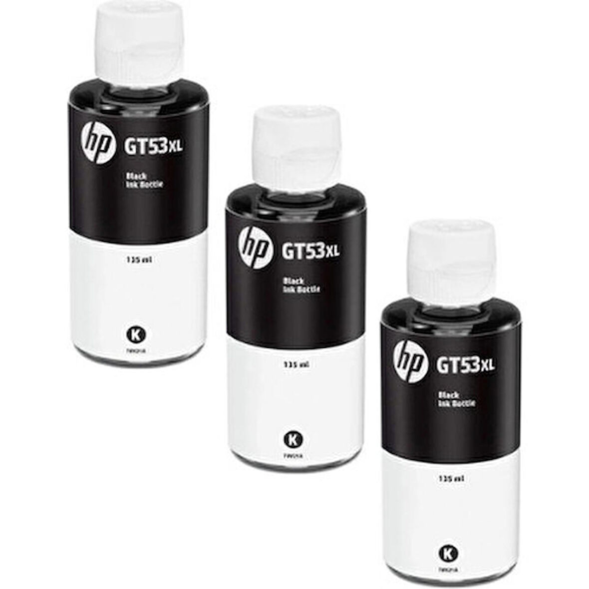 Hp GT53XL / 315 Siyah Orjinal Mürekkep 3'LÜ Avantaj Paket