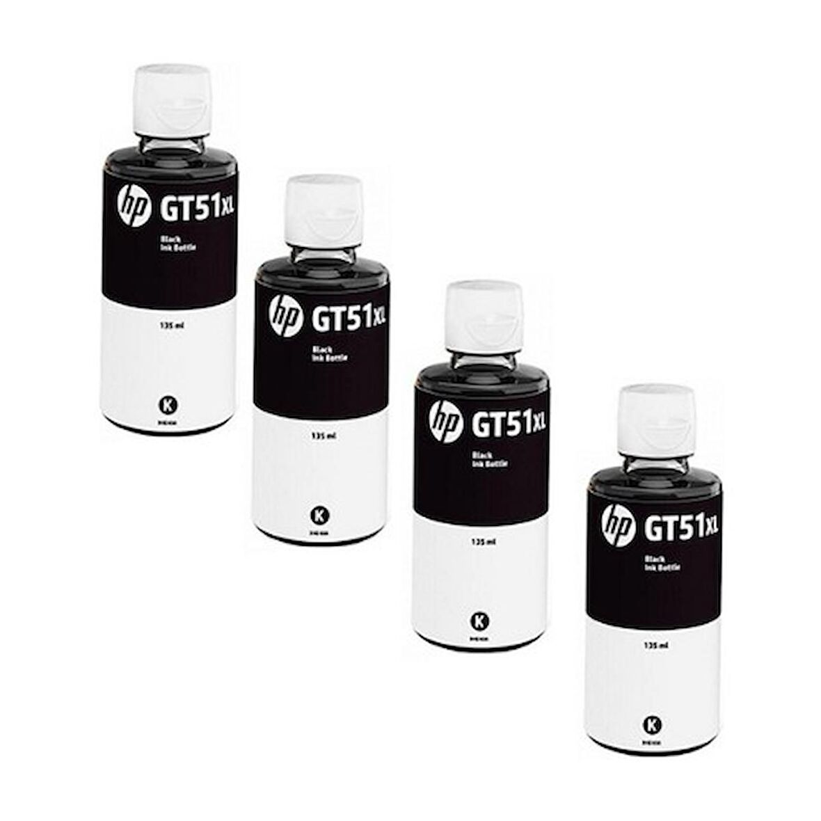 Hp GT51XL / 2ND32a Siyah Orjinal Mürekkep 4'LÜ Avantaj Paket 