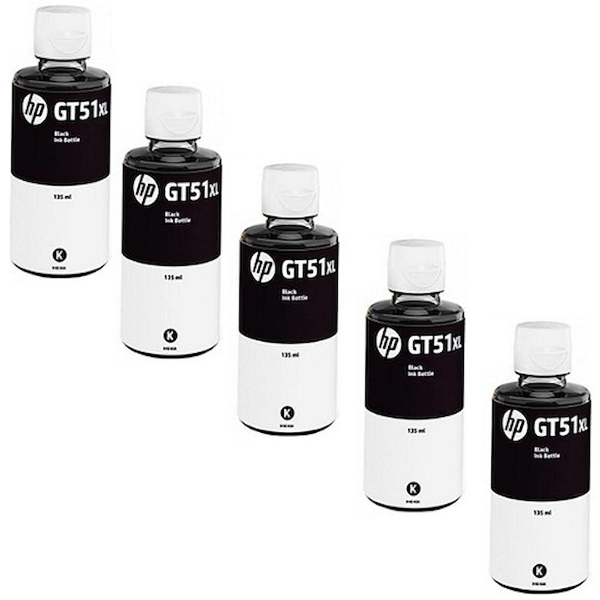 Hp GT51XL / Z4B53a Siyah Orjinal Mürekkep 5'Lİ Avantaj Paket 