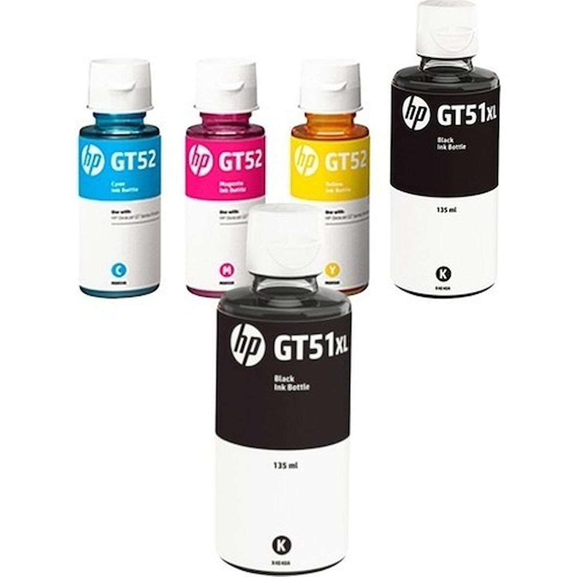 Hp GT51XL / 4QA85a Orjinal Mürekkep Takımı +1 Siyah Hediyeli 