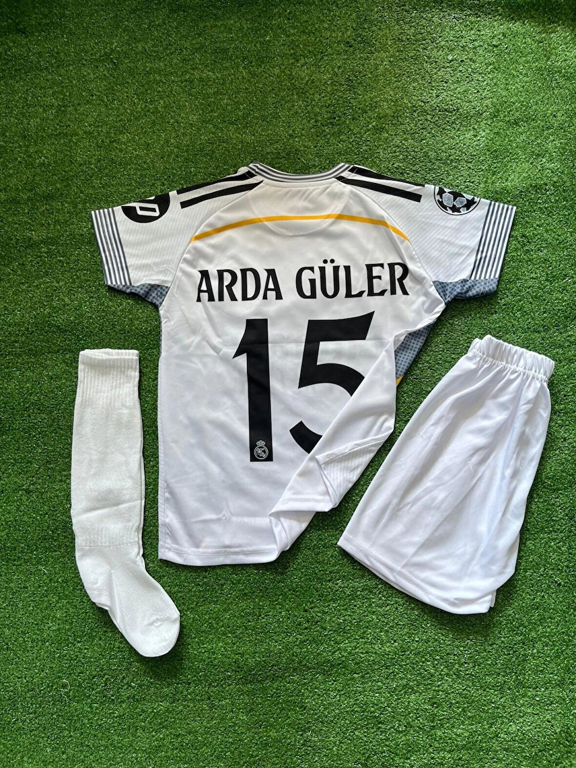 Arda. Güler Real. Madrid. 15 Numara Çocuk Futbol Forması 3 Parça