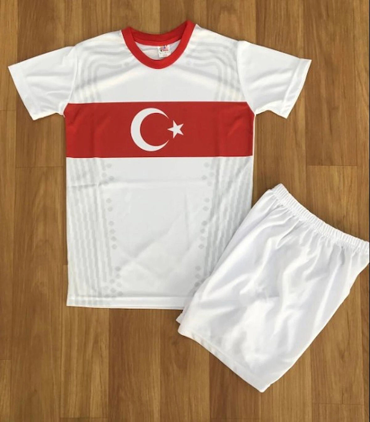Bite Nose Beyaz Milli Takım Beyaz Şortlu Çocuk T-Shirt Halısaha Forma