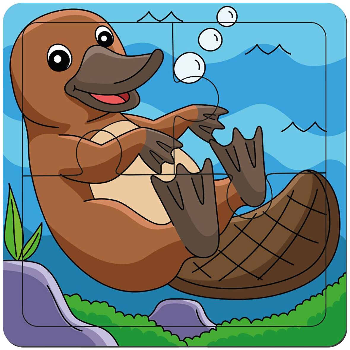 WonderLike Yaşam 3 Parça Çocuk Puzzle