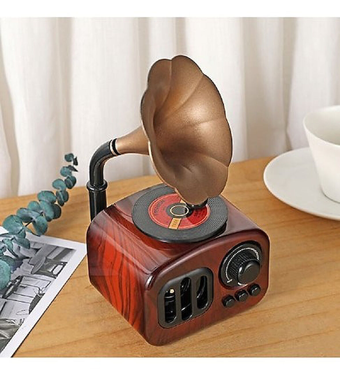 Nostajik Gramofon Müzik Kutusu N-24