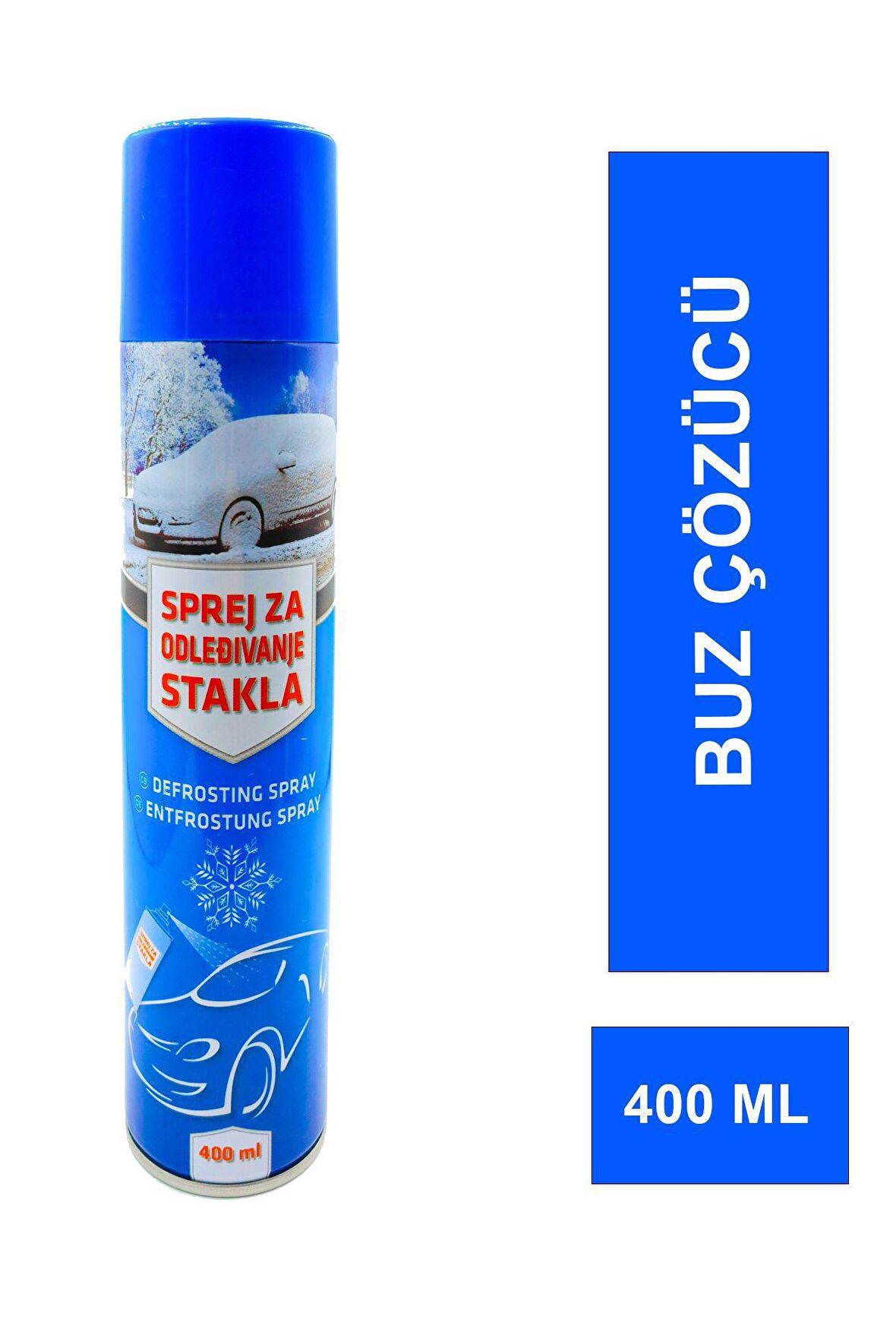 Buz Çözücü Sprey 400 ml Oto Cam Buz Çözücü & Buzlanma Önleyici