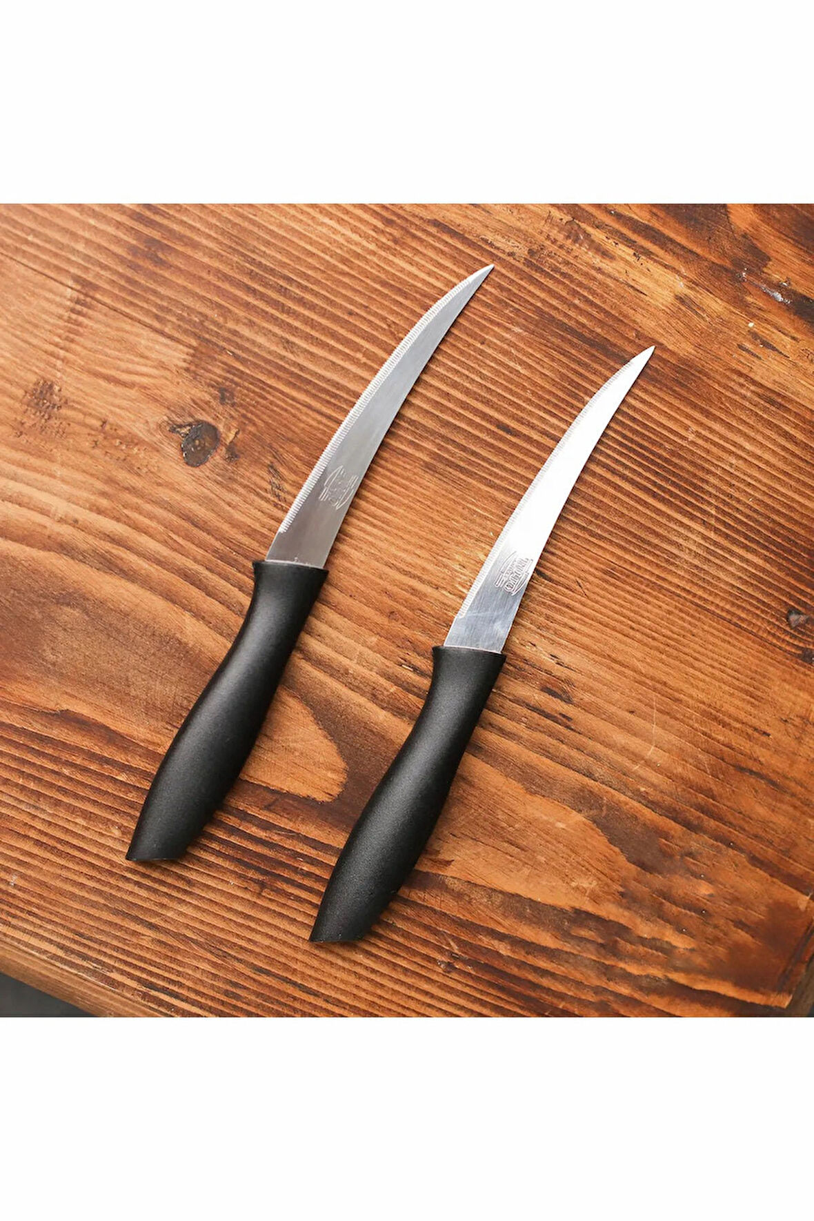 2'li Tujo Tırtıklı Lazer Kesim Meyve Sebze Bıçağı