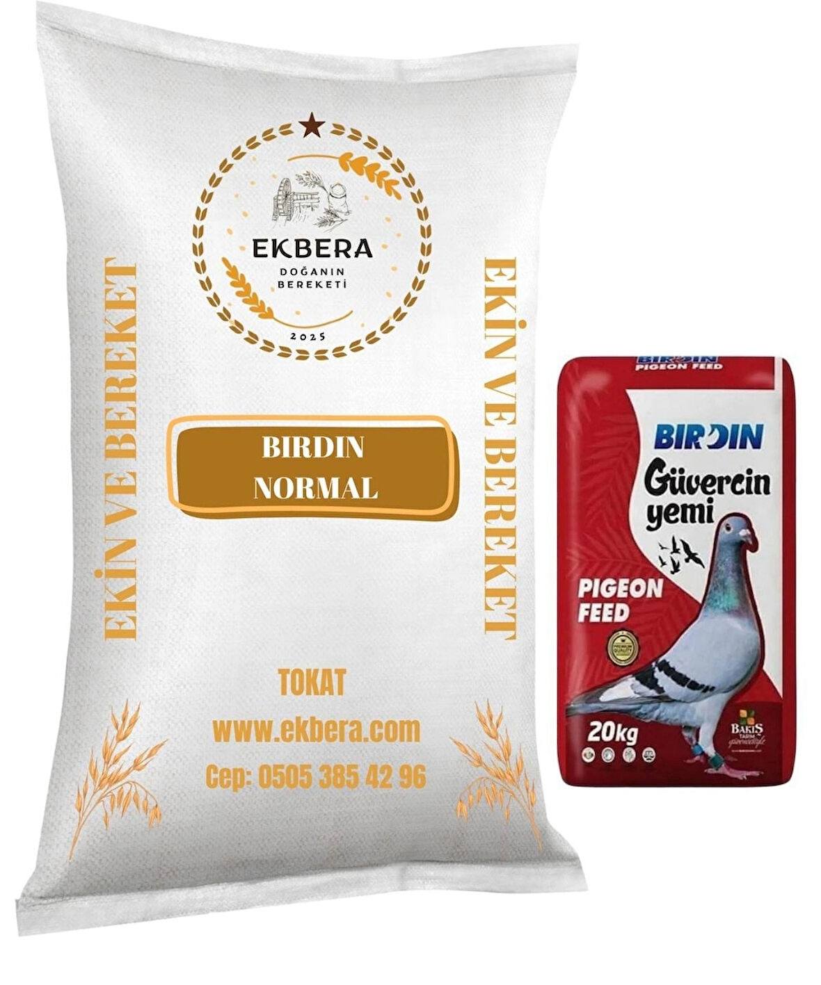 EKBERA - Bırdın Güvercin Yemi (Normal) - 20 kg – Kaliteli Karışım Yem