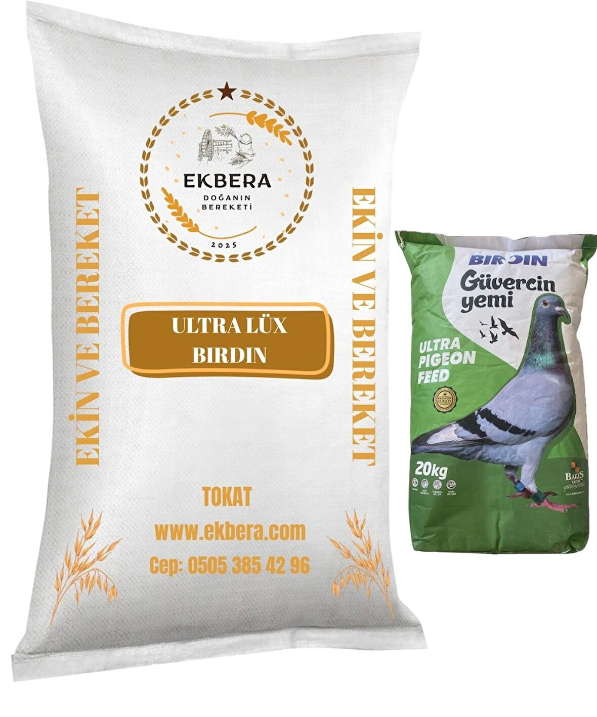 EKBERA - Bırdın Güvercin Yemi (Ultra Lüx) – 20 kg – Kaliteli Karışım Yem