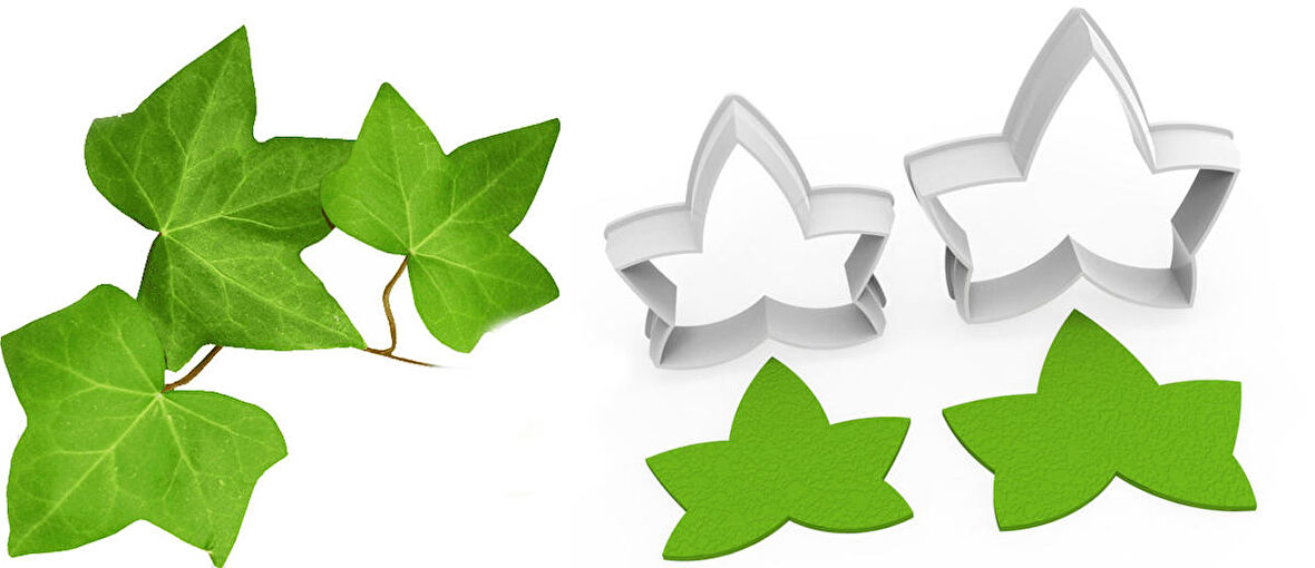 SARMAŞIK Yaprak Kesici Set 2’li – 4cm