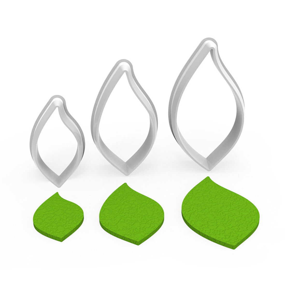 YAPRAK Kesici Mini Set 3’lü – 3cm