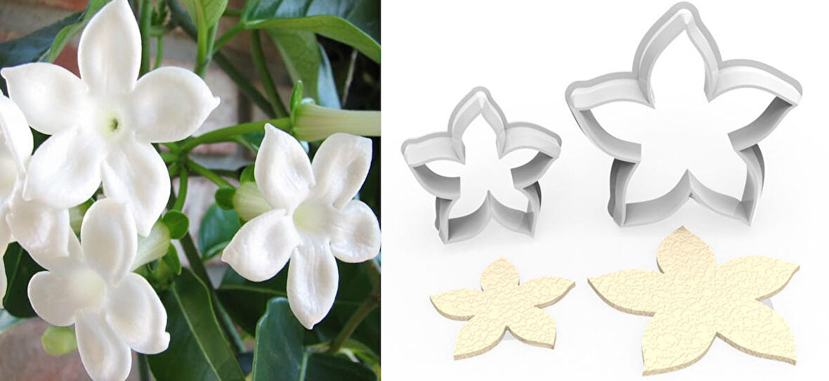 YASEMİN Çiçek Yapım Kesici Set 2’li – 4cm