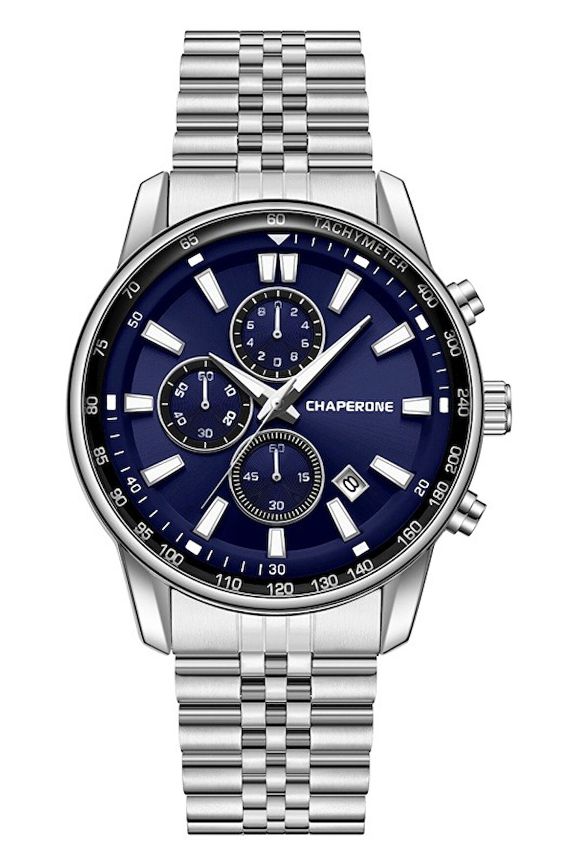 Chaperone Gümüş Çelik Kordon Erkek Kol Saati LC002512