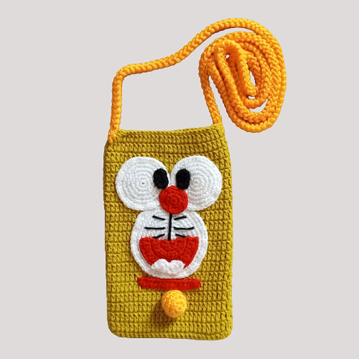 KRAL ŞAKİR AMİGURUMİ TELEFON ÇANTASI