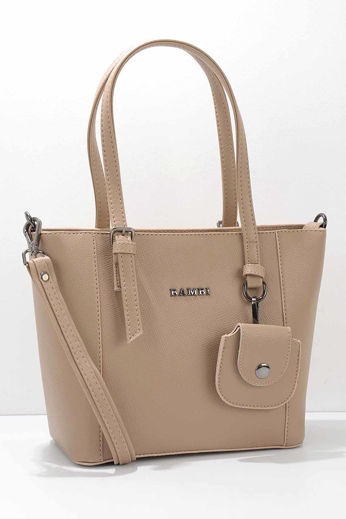 Bambi Vizon  Kadın Omuz Çantasi C06224065609