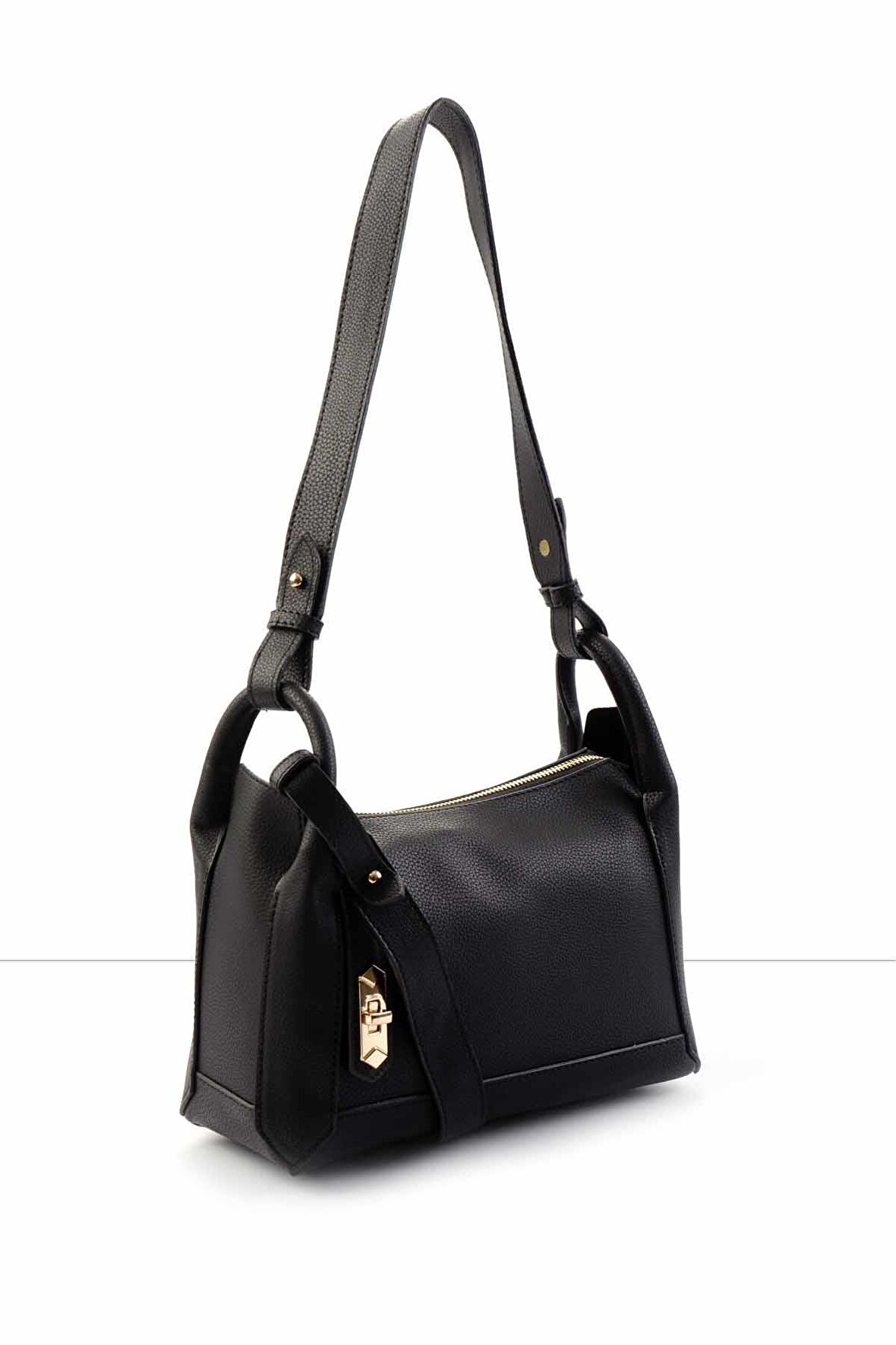 Siyah  Kadın Postacı Çanta C06619623309