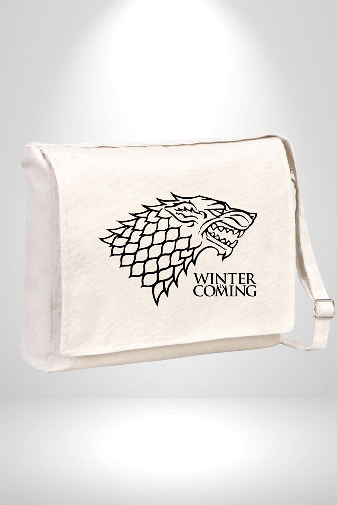 Winter is Coming Game of Thrones  Kadın Erkek Çocuk Kanvas Postacı Çanta