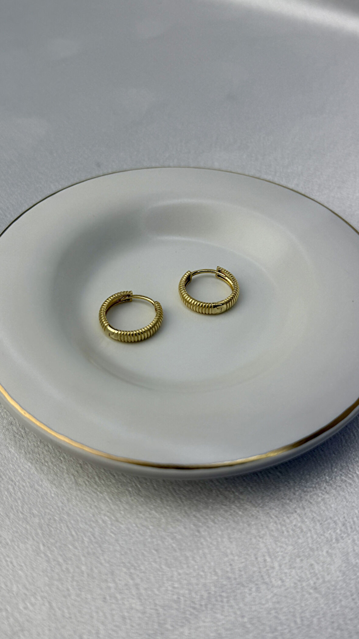 Salyangoz Model Küpe