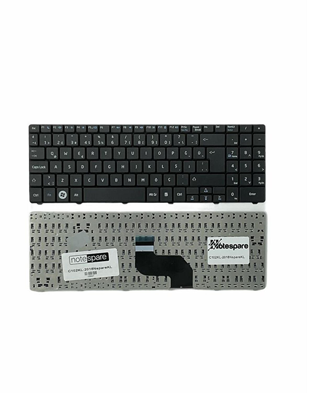 Medion Akoya P6625, P7818 Uyumlu Laptop Klavye Siyah TR