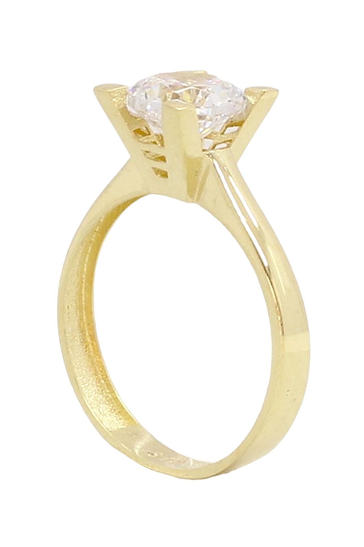 Cigold Tektaş Yüzük 14 Ayar Altın 1,48 Gr OA-C11001028558