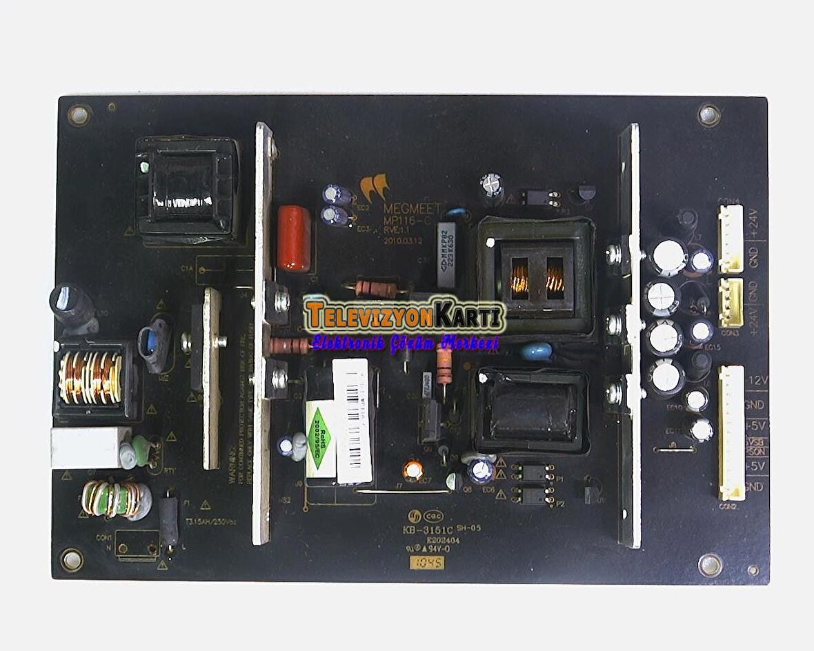 KB-3151C MP116-CH REV.1.1 PREMİER PR 32F82 Power Board