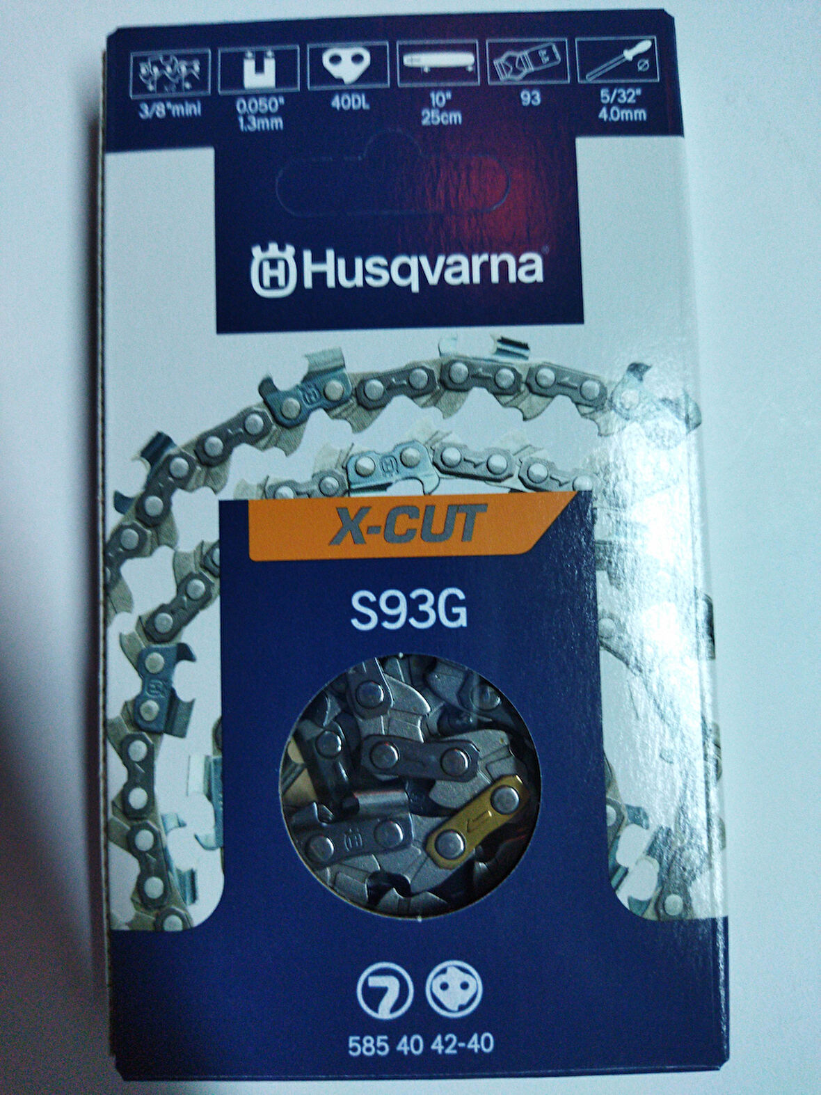 MOTORLU TESTERE ZİNCİR 91/20 DİŞ HUSQVARNA T425/T525 YARIM KÖŞELİ ORJİNAL