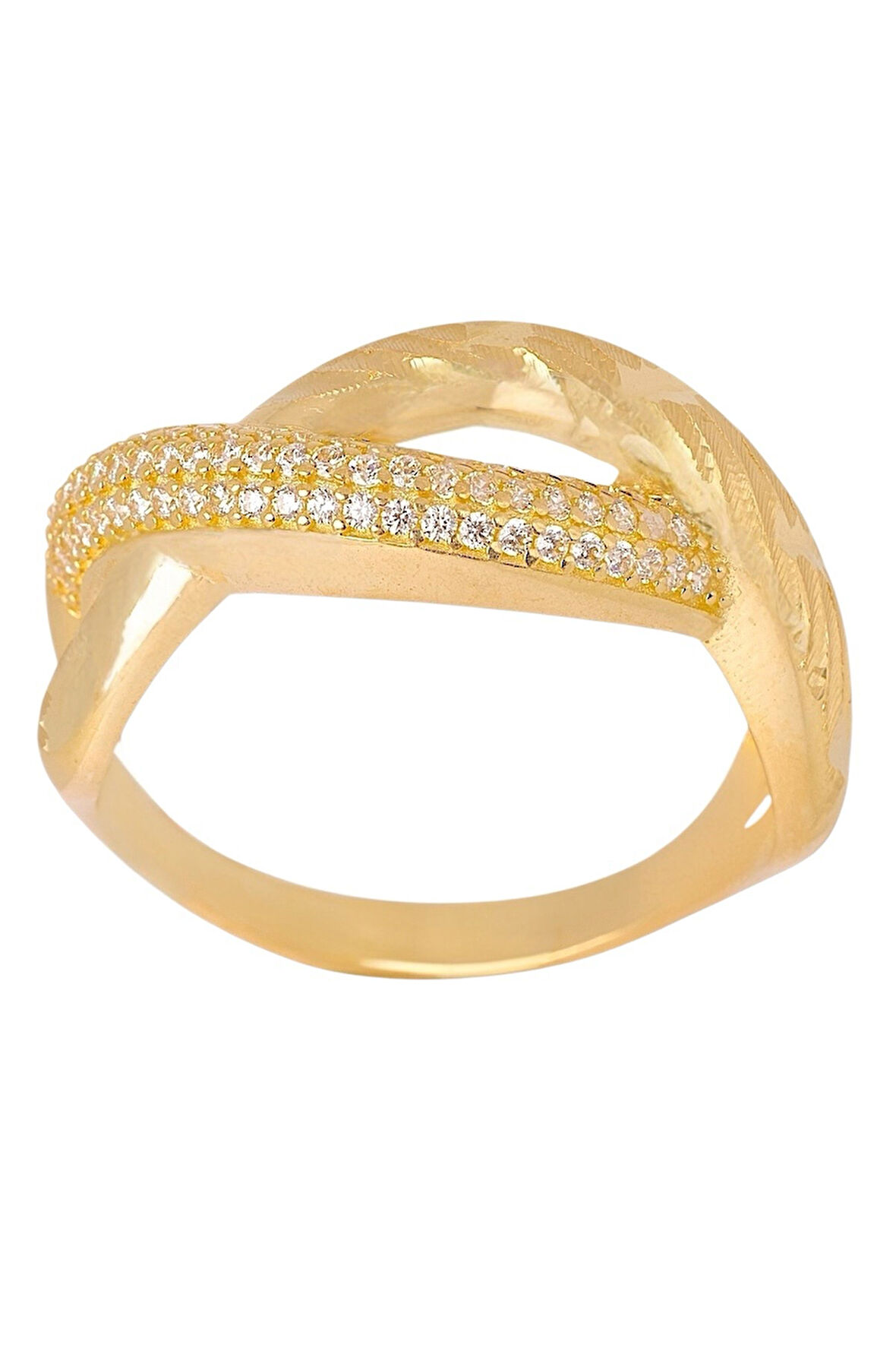 Cigold Taşlı Yüzük 14 Ayar Altın 3.65 Gr OA-C12101029142
