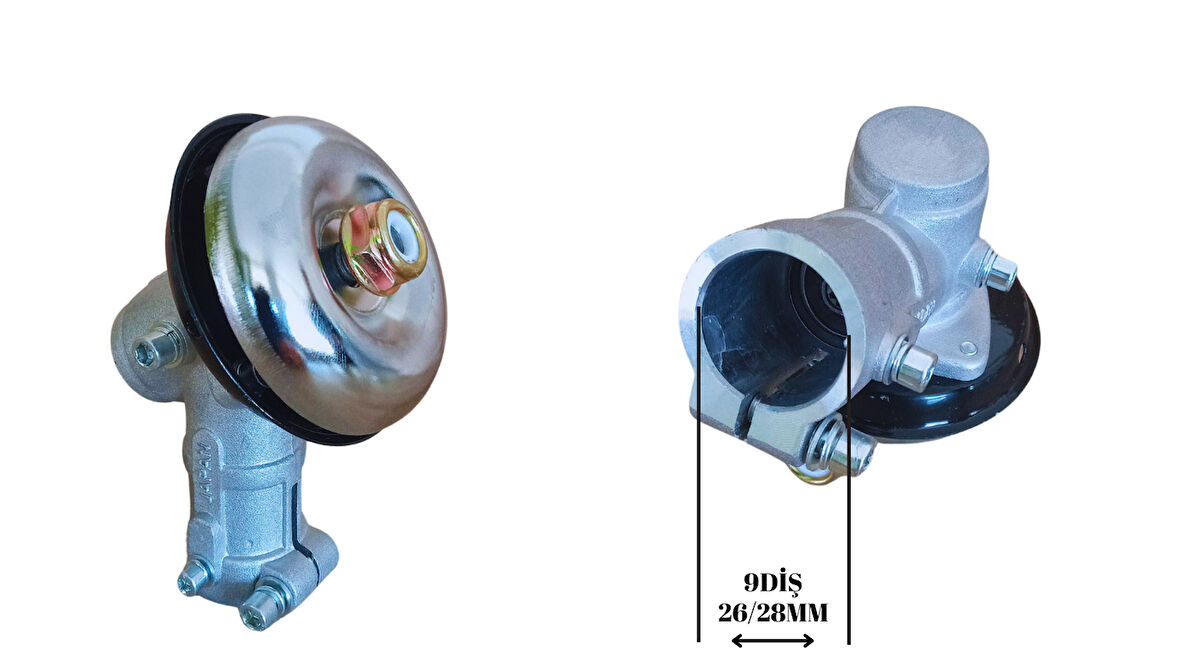 MOTORLU TIRPAN REDİKTÖR ÇİN 26/28MM 9 DİŞ VETA