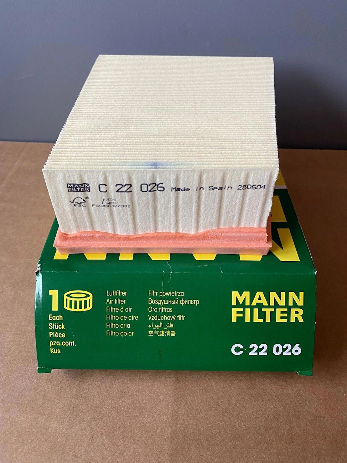 Mann C22026 Hava Filtresi Renault Megane IV 4 1.3 TCE 1.5 DCİ 1.6 (2015 Sonrası) Scenic Talisman 165467860R 165464018R 165465882R