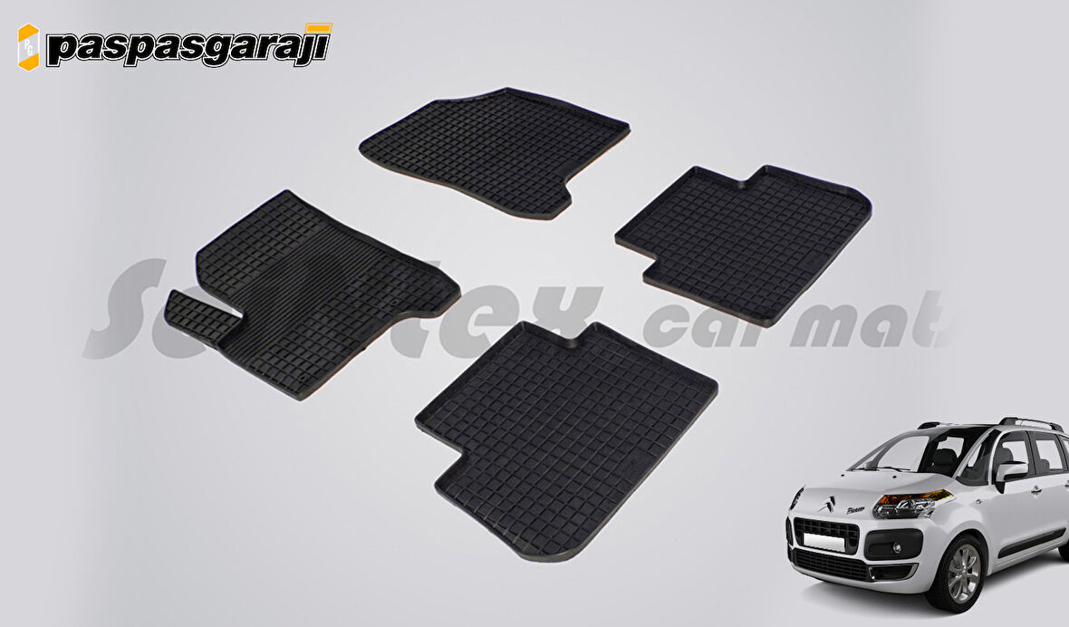 Seintex Citroen C3 Picasso 4D Havuzlu Paspas 2009- 2017 Arası