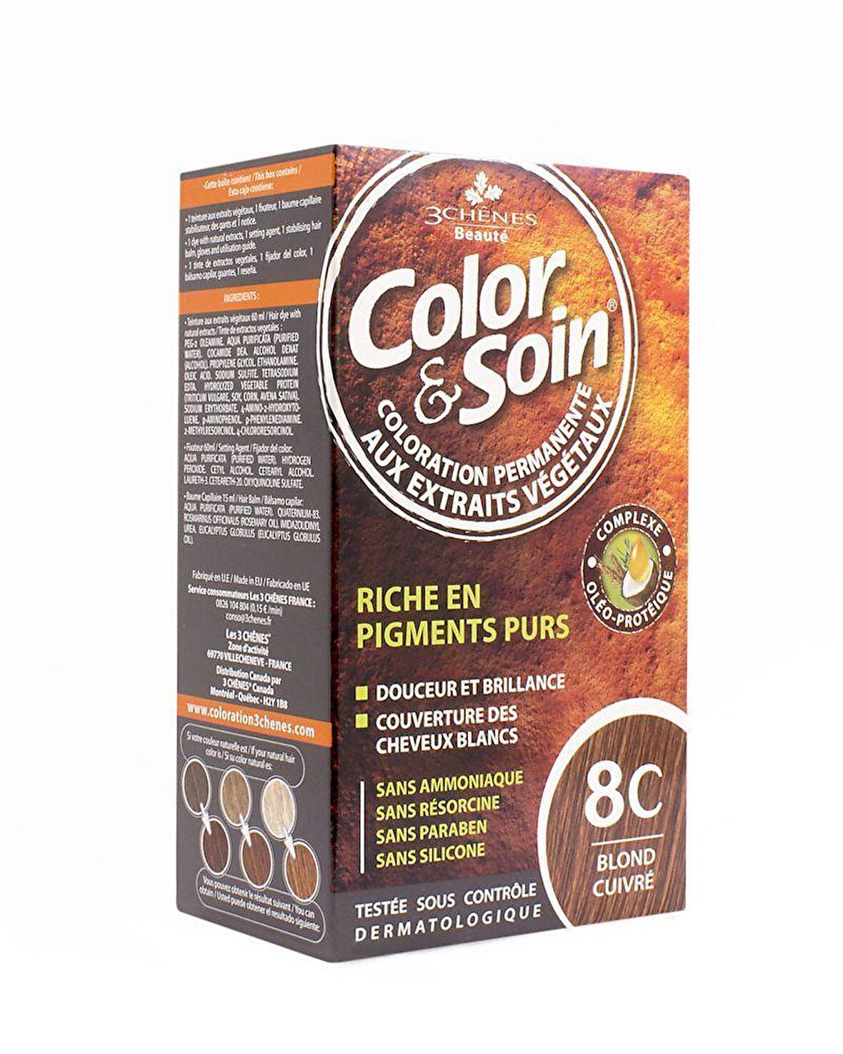 Color Soın Saç Boyası 8C Bakır Sarısı