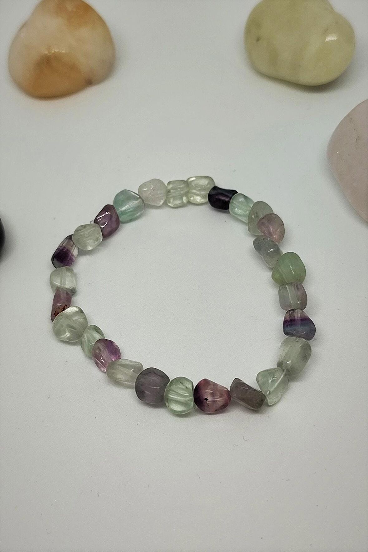 Sertifikalı Amorf Garnet Granat Lal Doğaltaş Bileklik