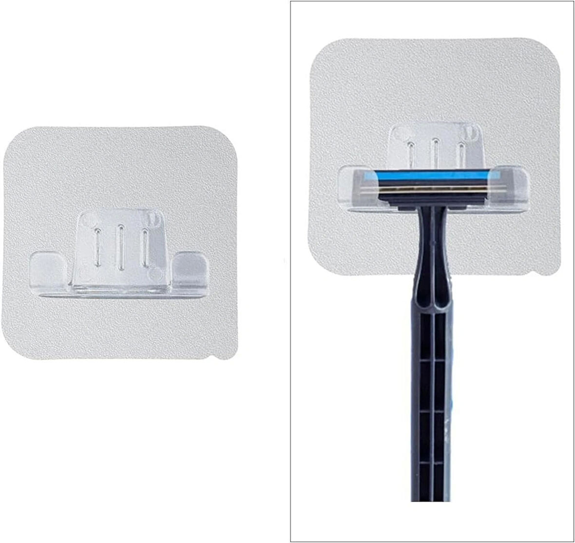 Microcase Güçlü  Yapışkanlı  Tıraş Bıçağı Tutucu Askılığı - ŞEFFAF AL4940 1 Adet