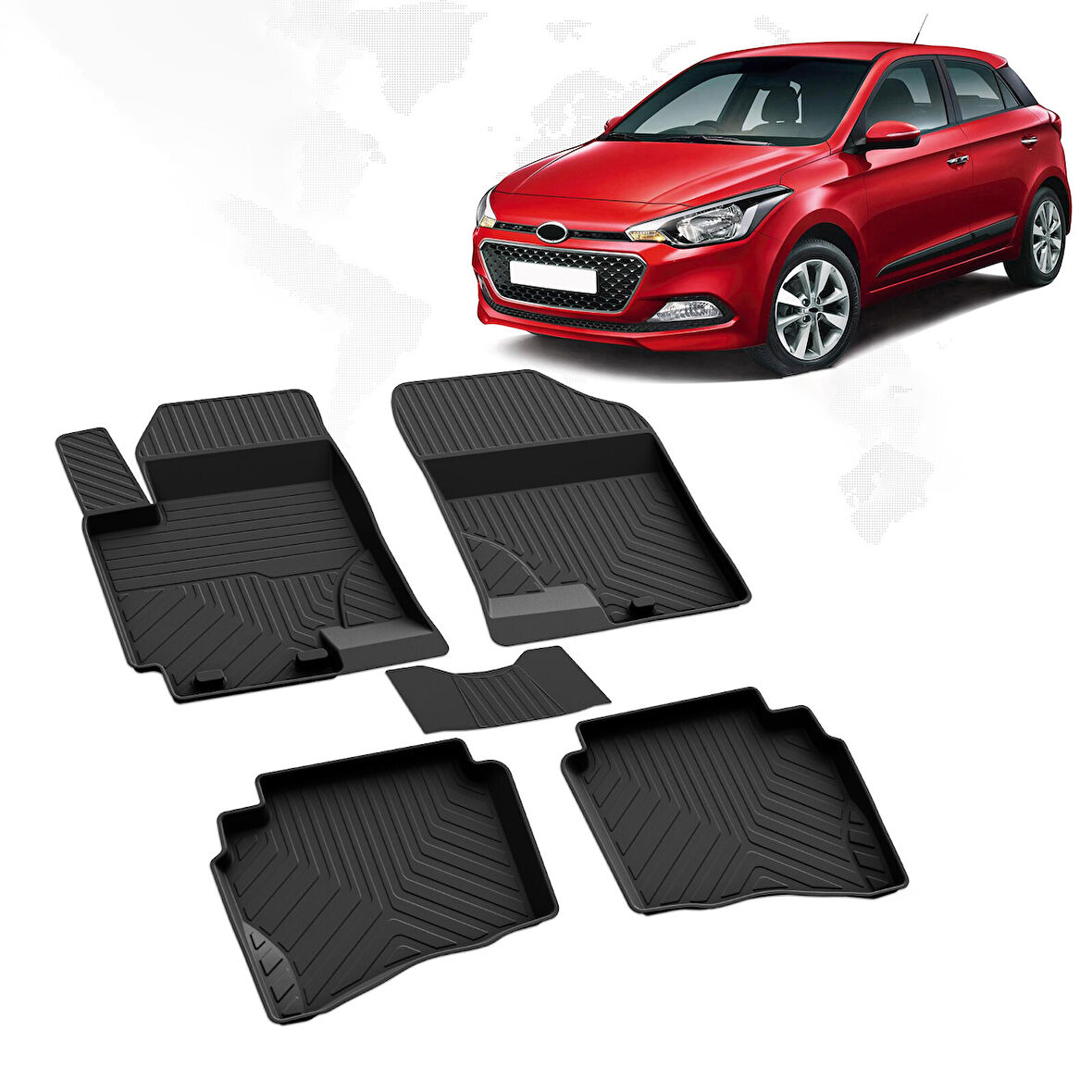 Hyundai i20 4D Havuzlu Paspas 2014-2020 A+Kalite