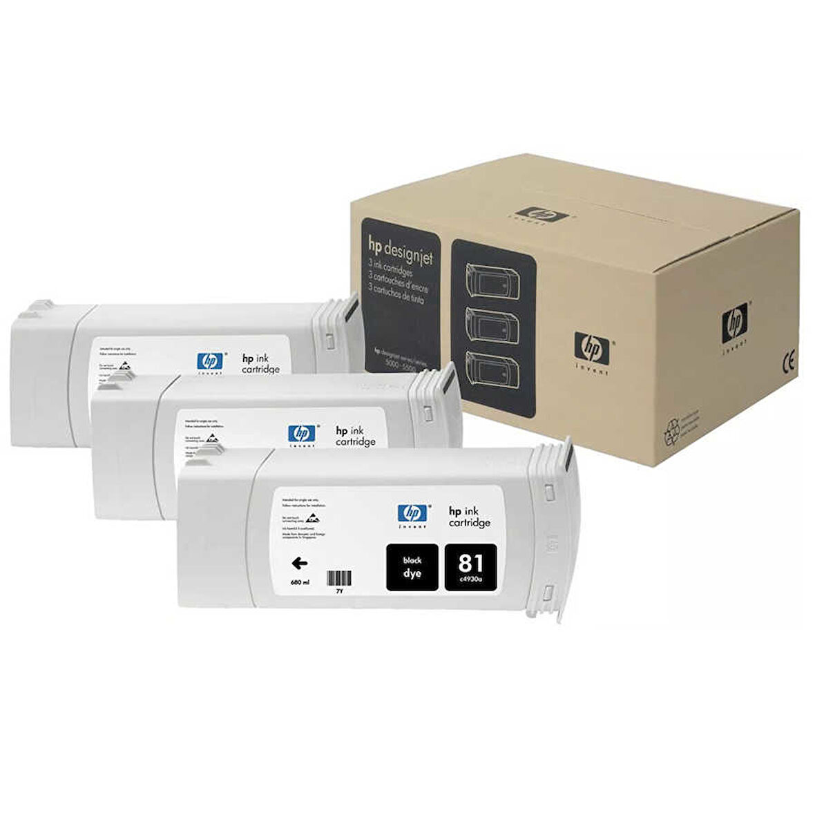 Hp C5066A (81) Siyah Orjinal Multi Paket Kartuş