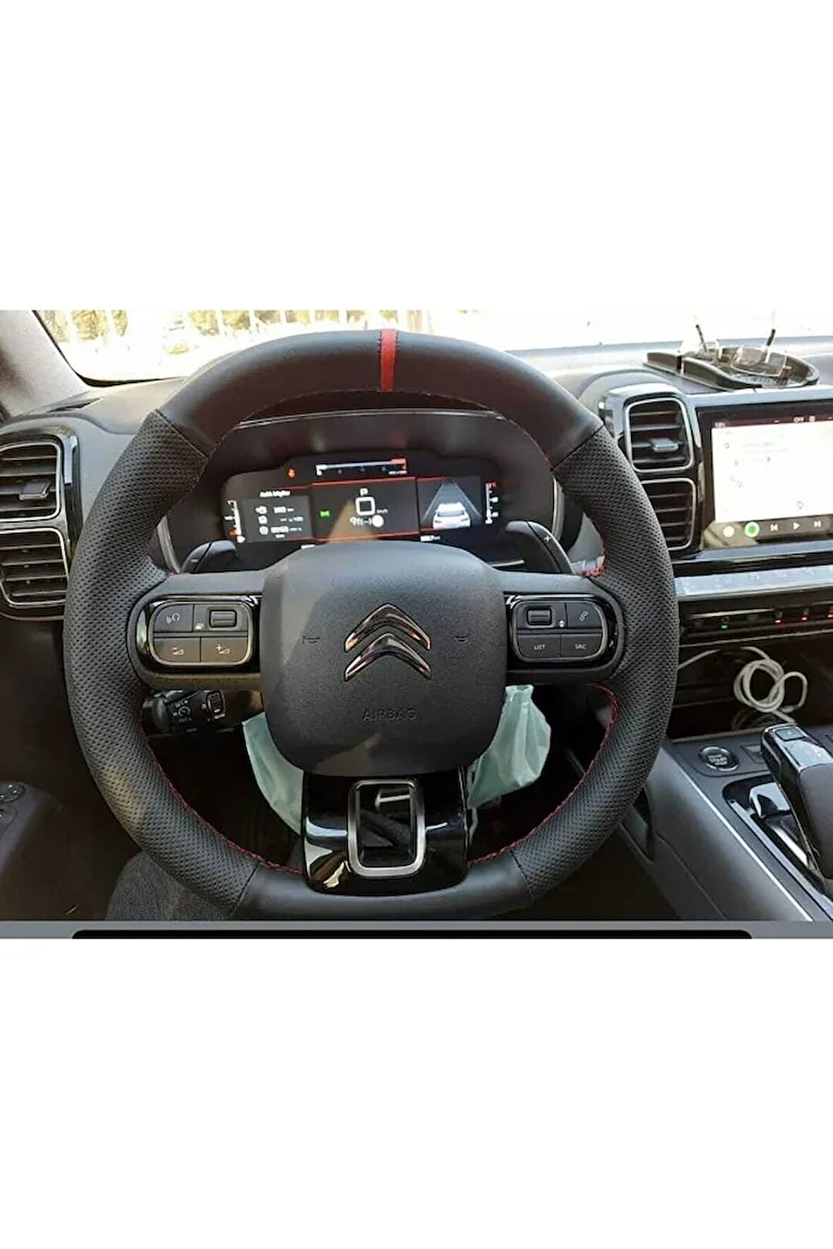 Citroen C5 Aircros Araca Özel Direksiyon Kılıfı