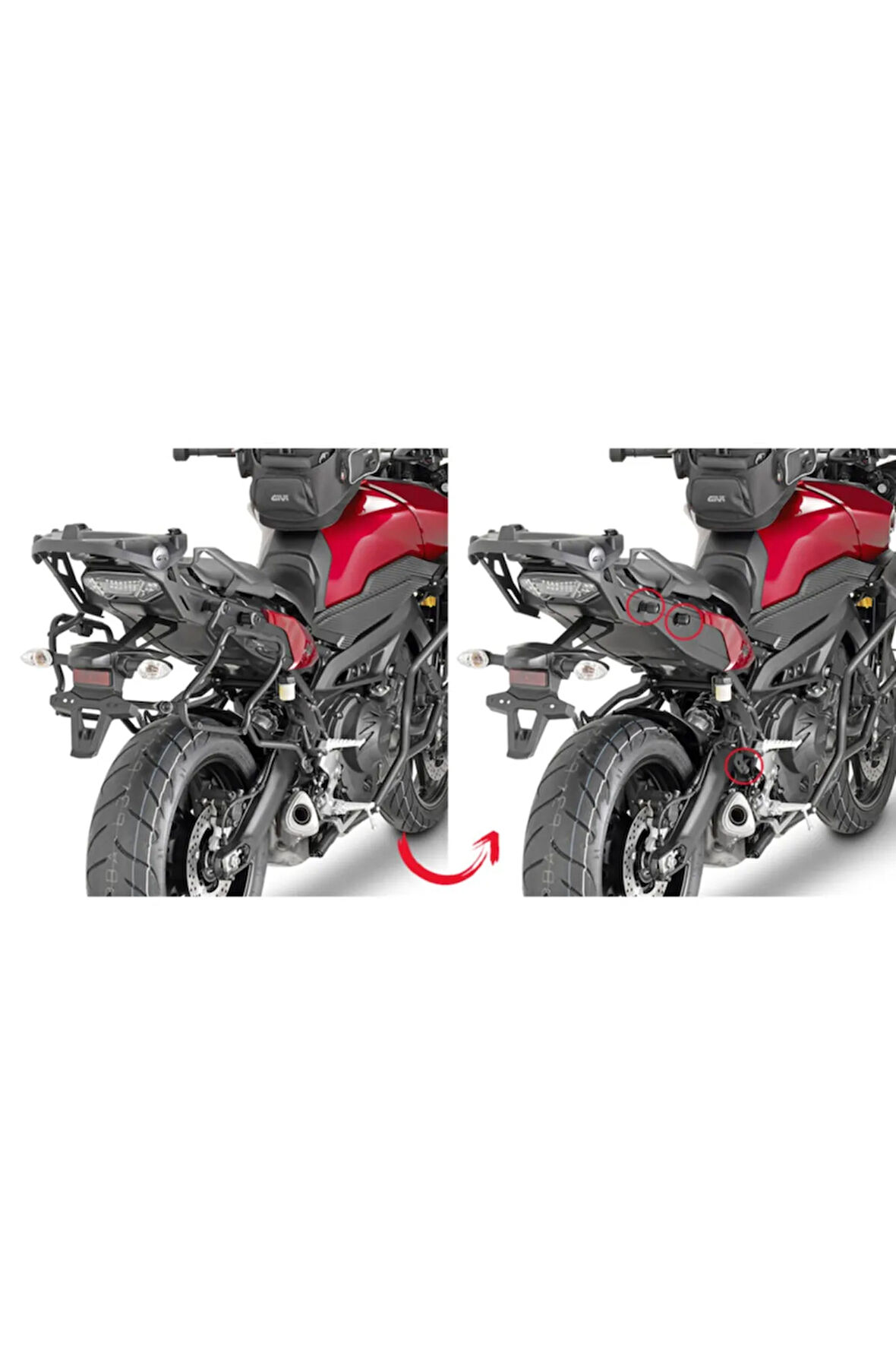 Gıvı Plxr2122 Yamaha Tracer 900 (15-17) Yan Çanta Taşıyıcı